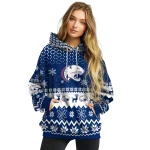 south alabama jaguars reindeer motif blue hoodie best selling