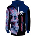 south alabama jaguars skull motif blue black hoodie best selling
