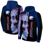 south alabama jaguars skull motif blue black hoodie best selling