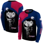 south alabama jaguars skull punisher red black hoodie best selling