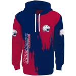 south alabama jaguars splatter effect blue hoodie best selling