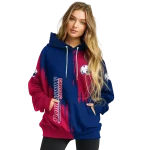 south alabama jaguars splatter effect blue hoodie best selling