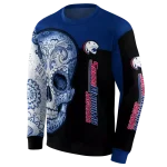 south alabama jaguars sugar skull blue black hoodie best selling