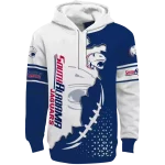south alabama jaguars triangular pattern blue white hoodie best selling