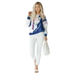 south alabama jaguars triangular pattern blue white hoodie best selling