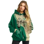 south florida bulls achmed skull green hoodie best selling