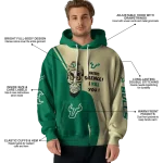 south florida bulls achmed skull green hoodie best selling