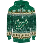 south florida bulls christmas trees green hoodie best selling