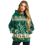 south florida bulls christmas trees green hoodie best selling