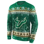 south florida bulls christmas trees green hoodie best selling