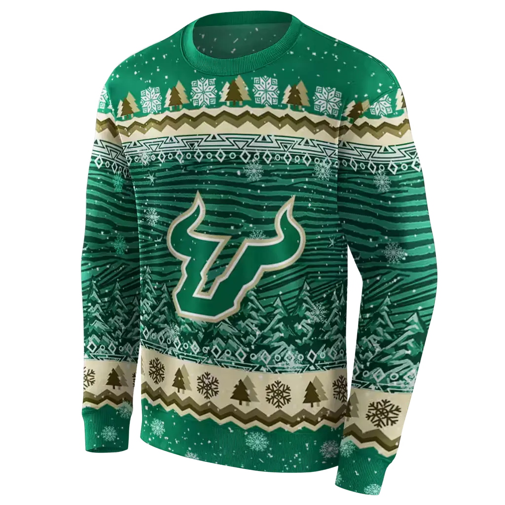 south florida bulls christmas trees green hoodie new arrival south florida bulls christmas trees green hoodie new arrival