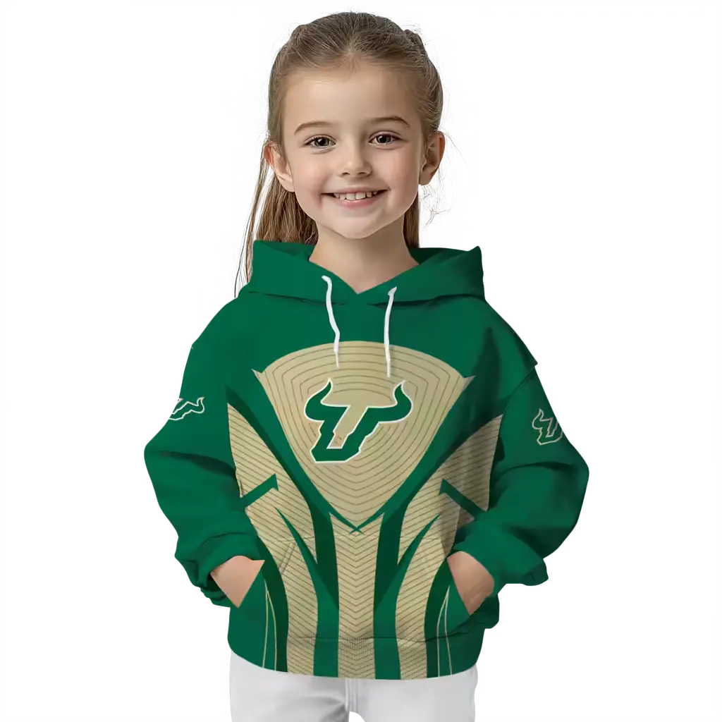 south florida bulls concentric lines green black hoodie top rated south florida bulls concentric lines green black hoodie top rated