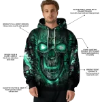 south florida bulls demonic skull green black hoodie best selling