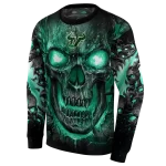 south florida bulls demonic skull green black hoodie best selling