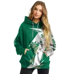 south florida bulls dynamic slash green white hoodie best selling