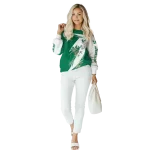 south florida bulls dynamic slash green white hoodie best selling