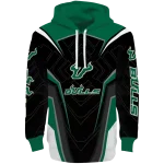 south florida bulls futuristic pattern green black hoodie best selling