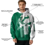 south florida bulls graphic punisher green white hoodie best selling