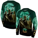 south florida bulls halloween vibes green black hoodie best selling