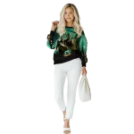 south florida bulls halloween vibes green black hoodie best selling