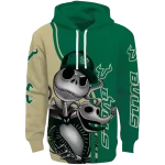 south florida bulls jack skellington green hoodie best selling