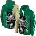 south florida bulls jack skellington green hoodie best selling