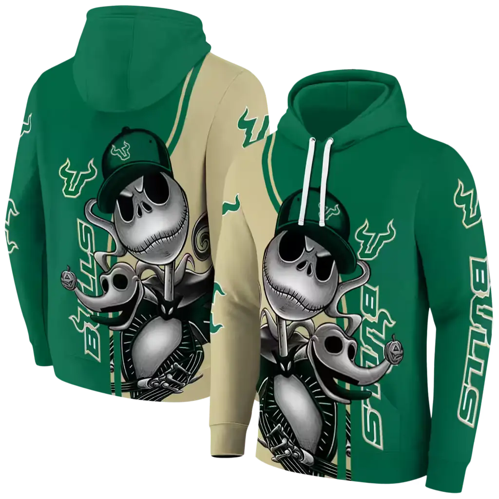 south florida bulls jack skellington green hoodie fashion forward south florida bulls jack skellington green hoodie fashion forward