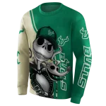 south florida bulls jack skellington green hoodie best selling