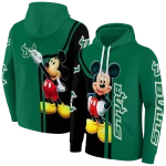 south florida bulls mickey mouse green black hoodie best selling