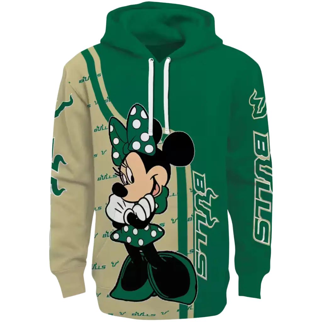 south florida bulls minnie mouse green hoodie best selling south florida bulls minnie mouse green hoodie best selling