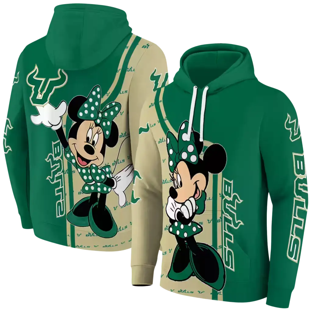 south florida bulls minnie mouse green hoodie fashion forward south florida bulls minnie mouse green hoodie fashion forward