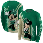 south florida bulls minnie mouse green hoodie best selling