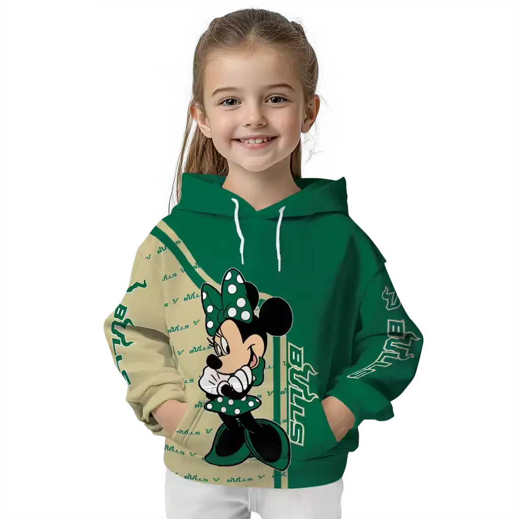 south florida bulls minnie mouse green hoodie top rated south florida bulls minnie mouse green hoodie top rated