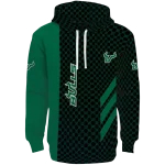 south florida bulls monogram pattern green hoodie best selling
