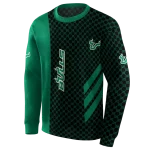 south florida bulls monogram pattern green hoodie best selling