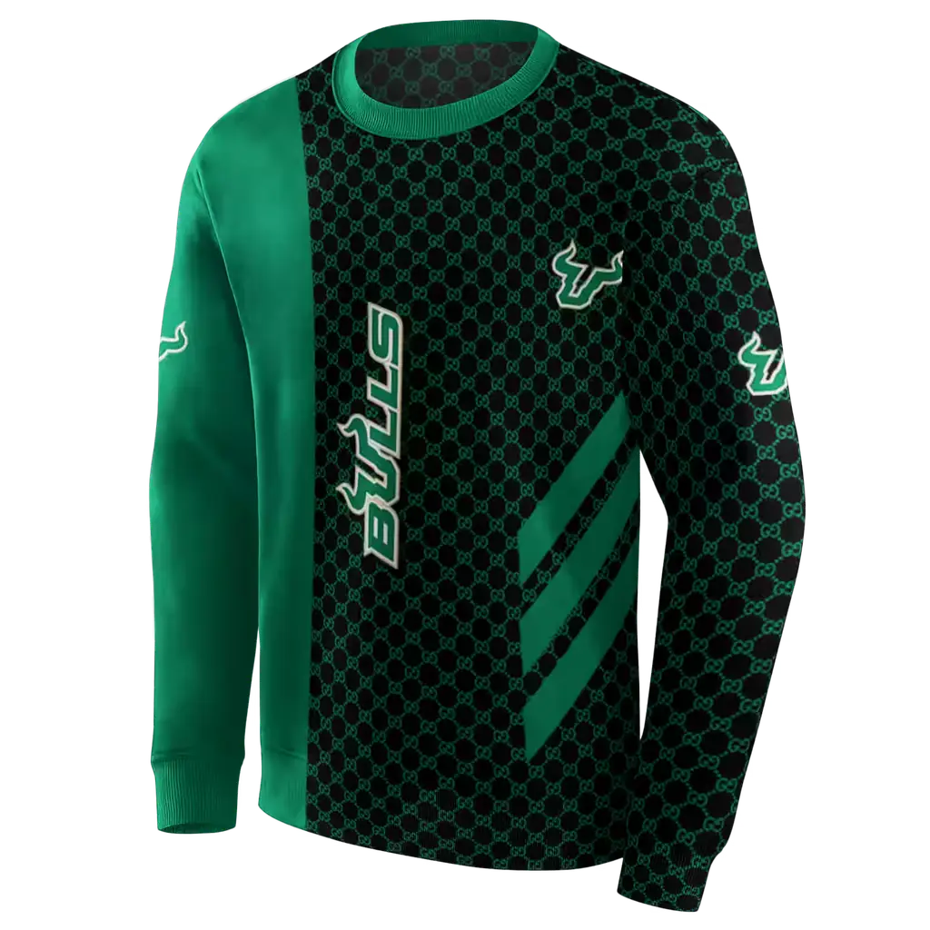 south florida bulls monogram pattern green hoodie new arrival south florida bulls monogram pattern green hoodie new arrival