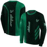 south florida bulls monogram pattern green hoodie best selling