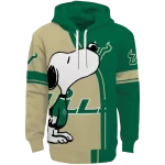 south florida bulls playful snoopy green hoodie best selling