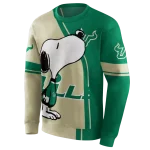 south florida bulls playful snoopy green hoodie best selling