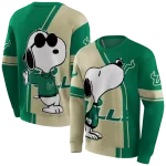 south florida bulls playful snoopy green hoodie best selling