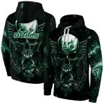 south florida bulls skull artwork green black hoodie best selling
