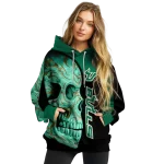 south florida bulls skull motif green black hoodie best selling