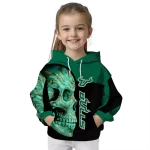 south florida bulls skull motif green black hoodie best selling