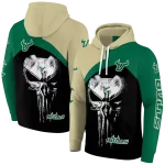 south florida bulls skull punisher gold black hoodie best selling