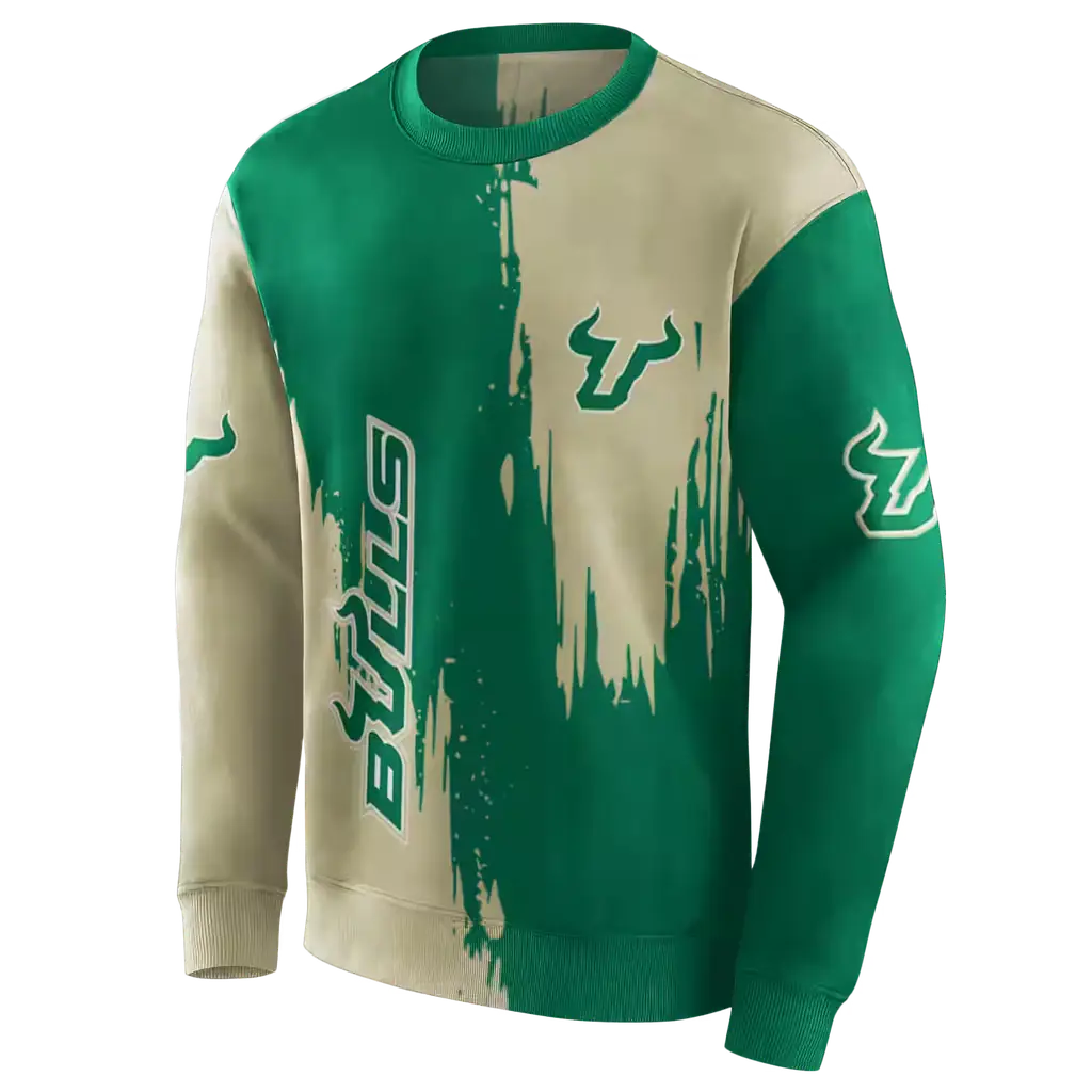 south florida bulls splatter effect green hoodie new arrival south florida bulls splatter effect green hoodie new arrival