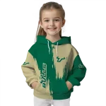 south florida bulls splatter effect green hoodie best selling