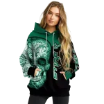 south florida bulls sugar skull green black hoodie best selling