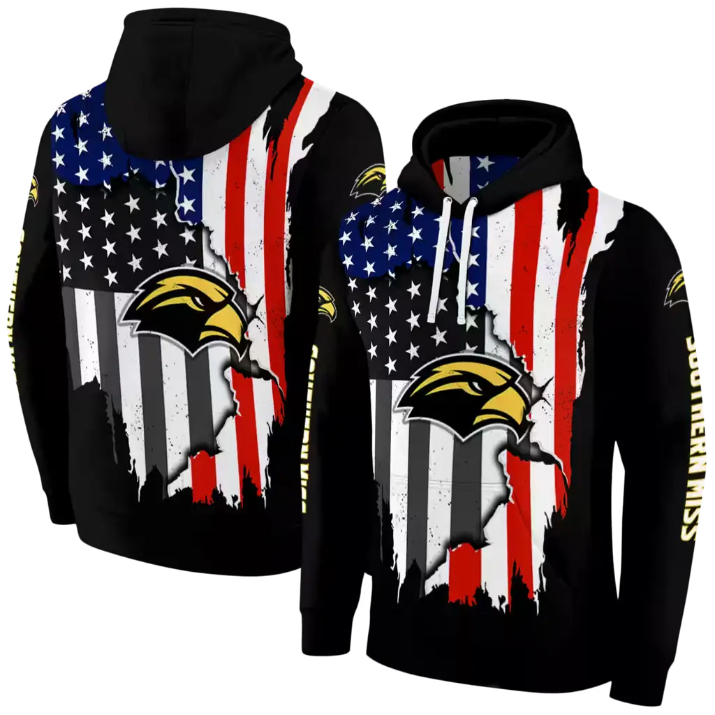 southern miss golden eagles american pride black hoodie fashion forward southern miss golden eagles american pride black hoodie fashion forward