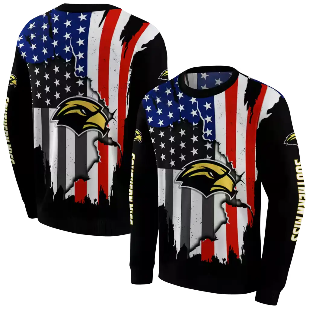 southern miss golden eagles american pride black hoodie premium grade southern miss golden eagles american pride black hoodie premium grade