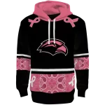 southern miss golden eagles awareness ribbon black pink hoodie best selling